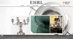 Desktop Screenshot of ehrl.de